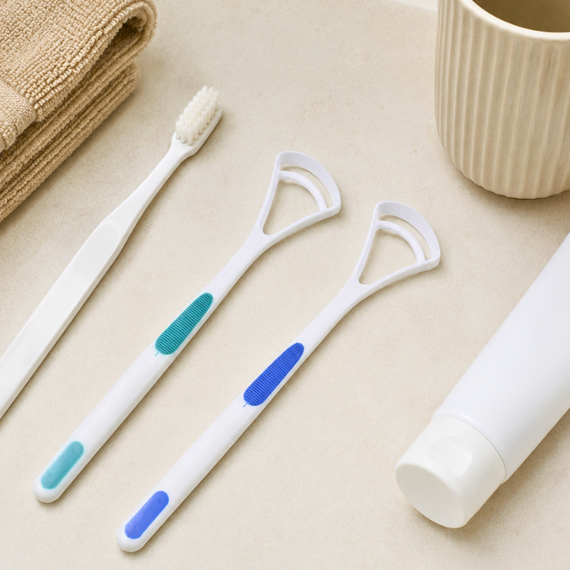 OraLuxe™ Fresh Finish Tongue Scraper